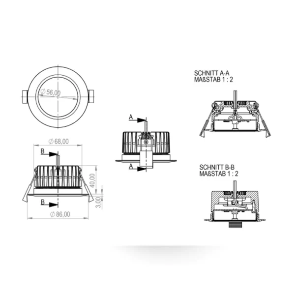 Flush-mounted Presence Sensor Tree White - Image 4