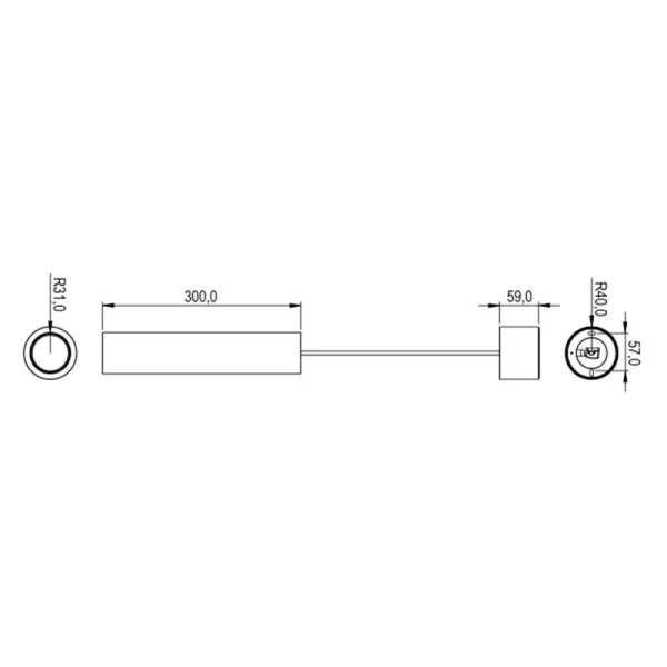 LED Pendulum Slim Tree Anthracite - Image 4