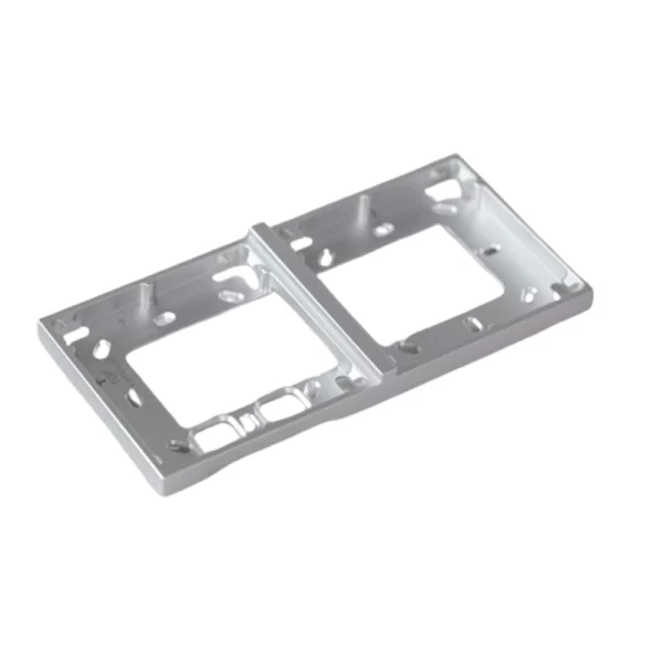 Mounting Bracket Double Silver - Image 3