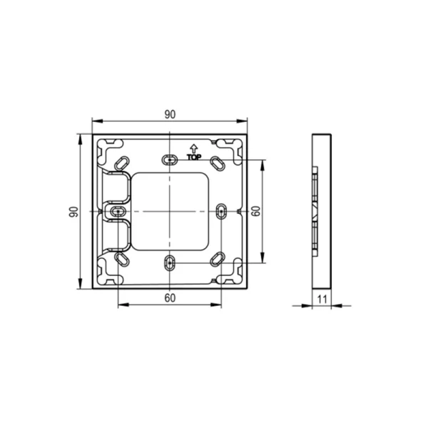 Mounting Bracket Single Anthracite - Image 4